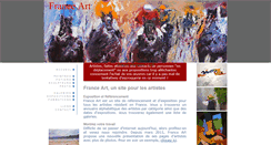 Desktop Screenshot of france-art.com