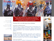 Tablet Screenshot of france-art.com